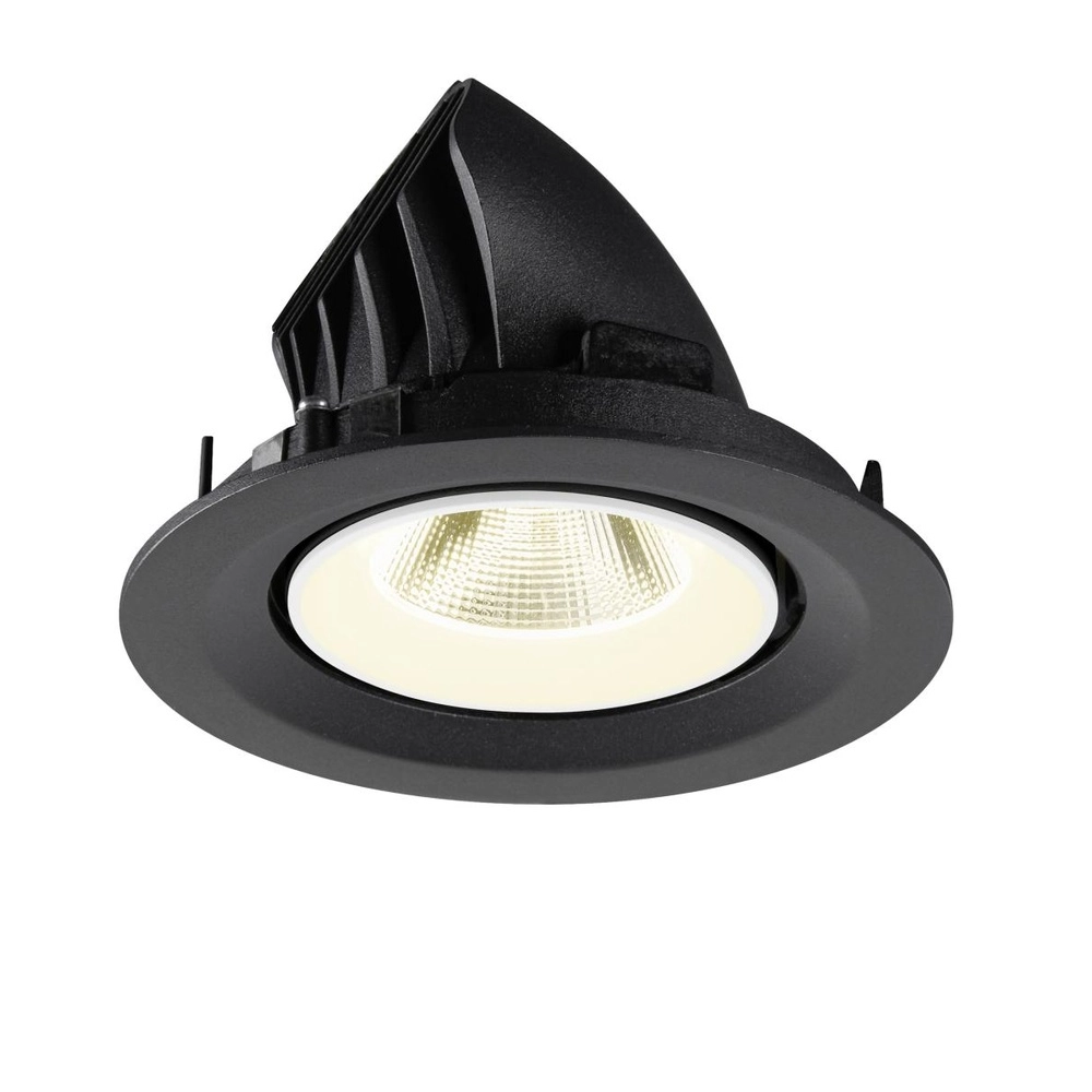 Recessed spotlight Numinos Gimble M black/white 4000K - 20deg SLV 4024163311762