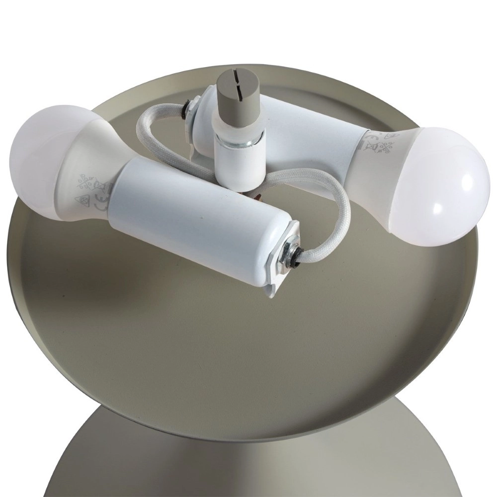 Table lamp Ancilla green with white hood
