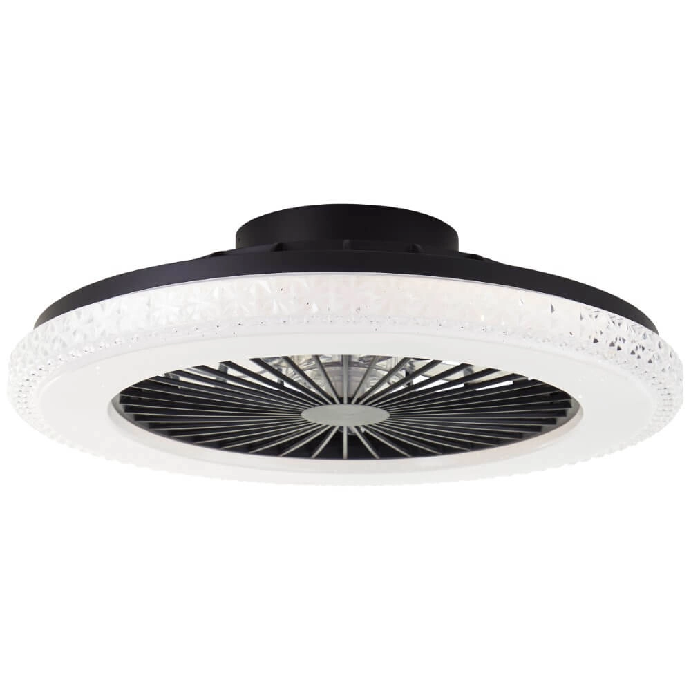 Black fan Badria with RGB function Brilliant 4004353435850