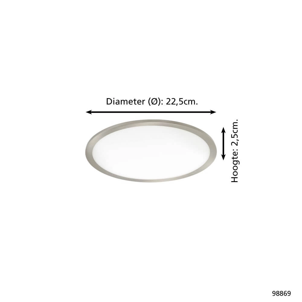Recessed lamp Fueva Flex Stainless steel 4000K Eglo 9002759988692