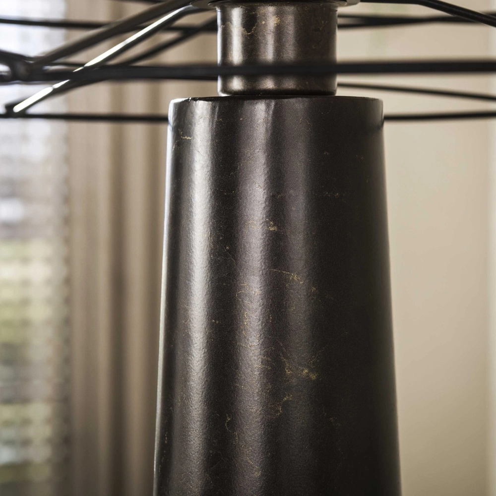 Urban brown floor lamp Curl with wire cap Lyora 8716803512535