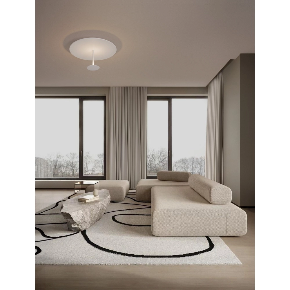 Design ceiling lamp Nima white Ø 60cm