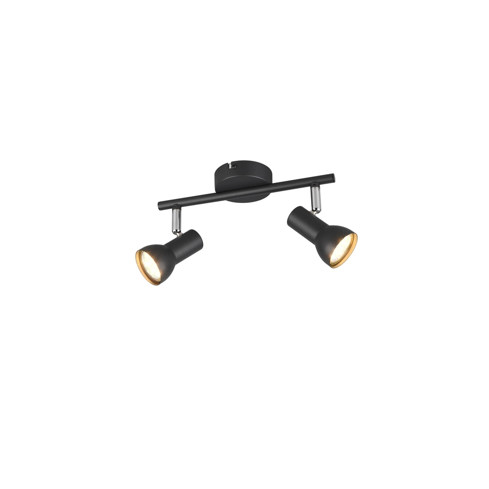 Ceiling lamp Cantar black 2-lights