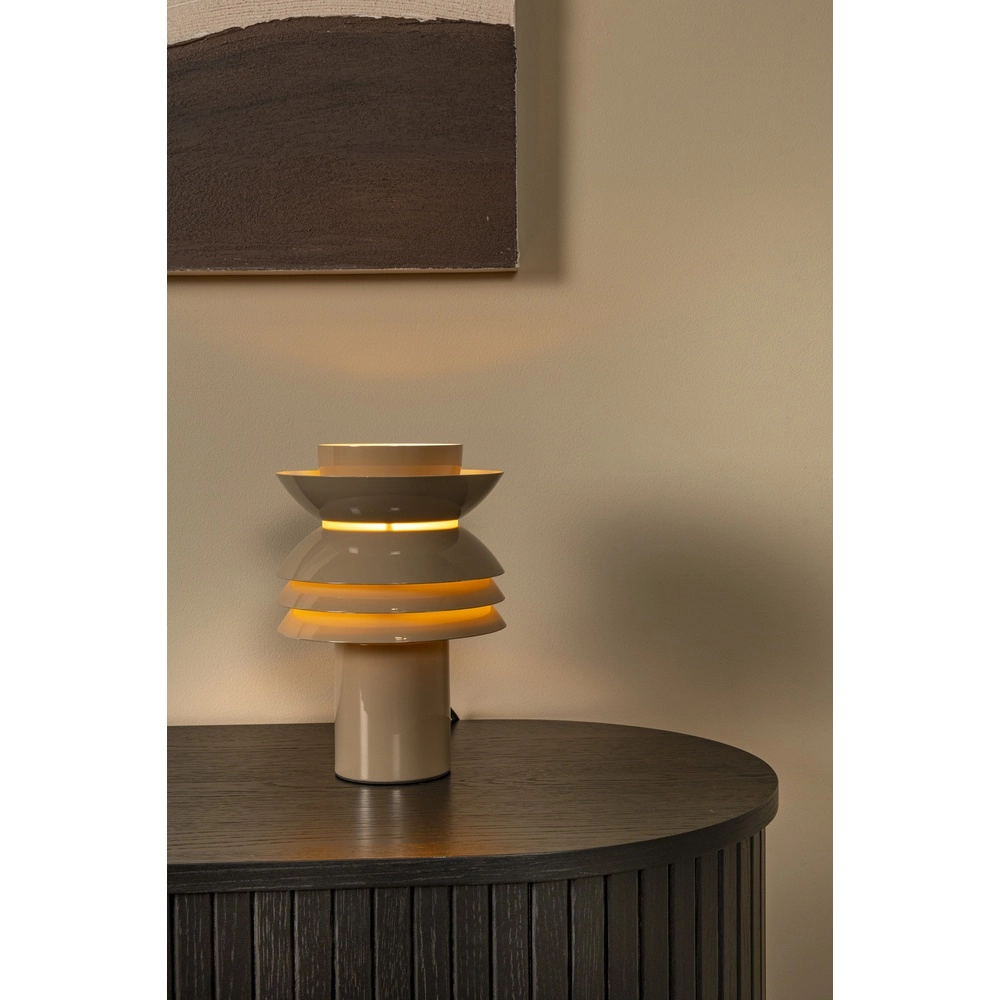 Table lamp Yindra taupe Lucide Vibes 5411212650160