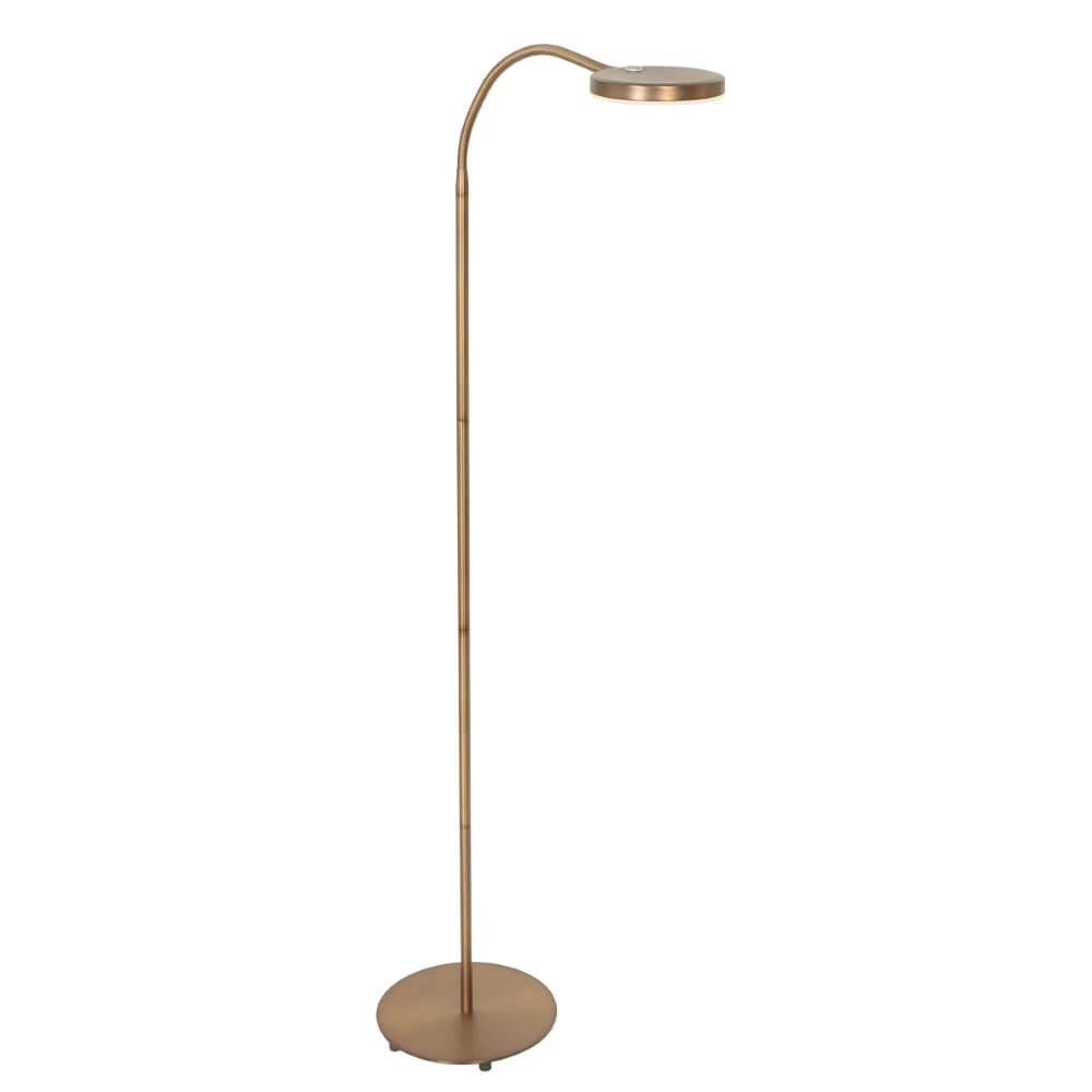 Flexible LED reading lamp Platu bronze