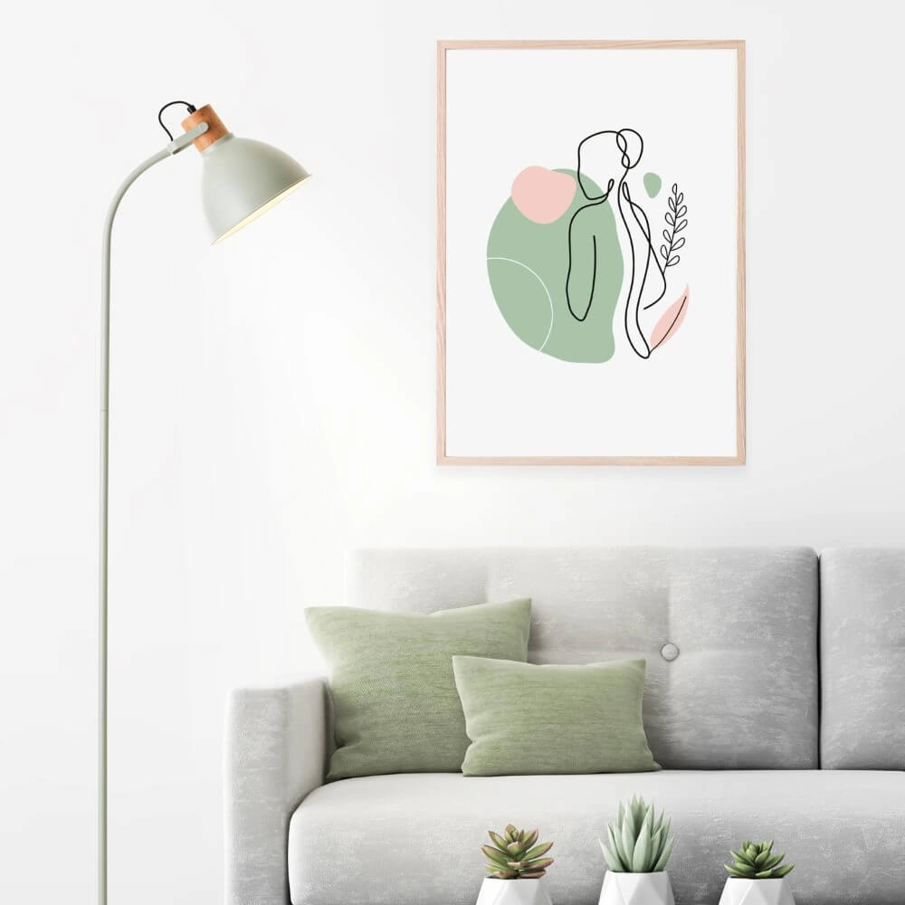 Floor lamp Erena green Brilliant 4004353413001