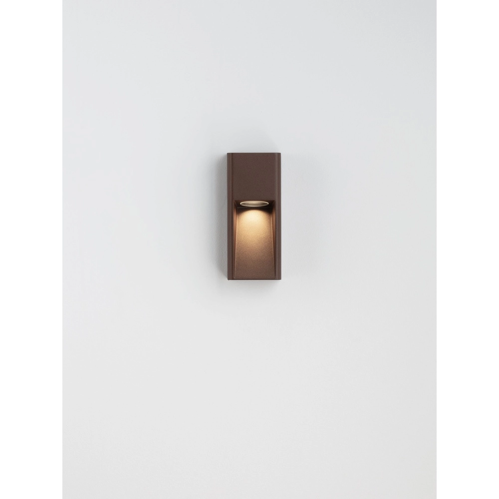 Sleek wall lamp Mazu Rusty brown Lyora 5212063504363