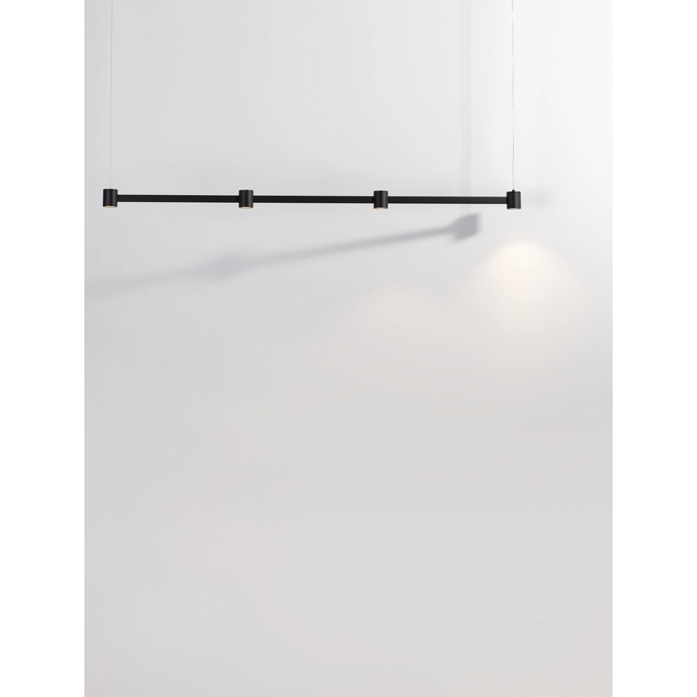 Design pendant lamp Puize 4-light black Lyora 5212017448583