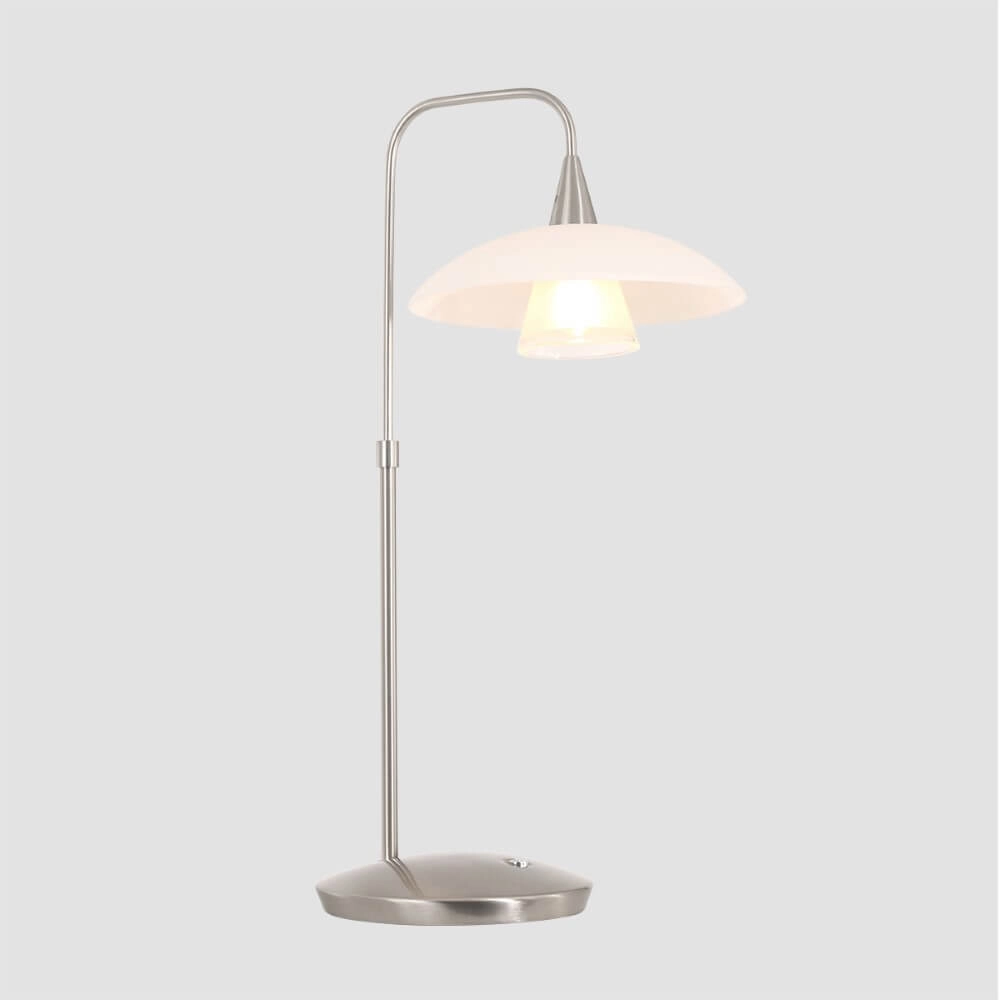 Table lamp Tallerken metallic gray Steinhauer 8712746132021