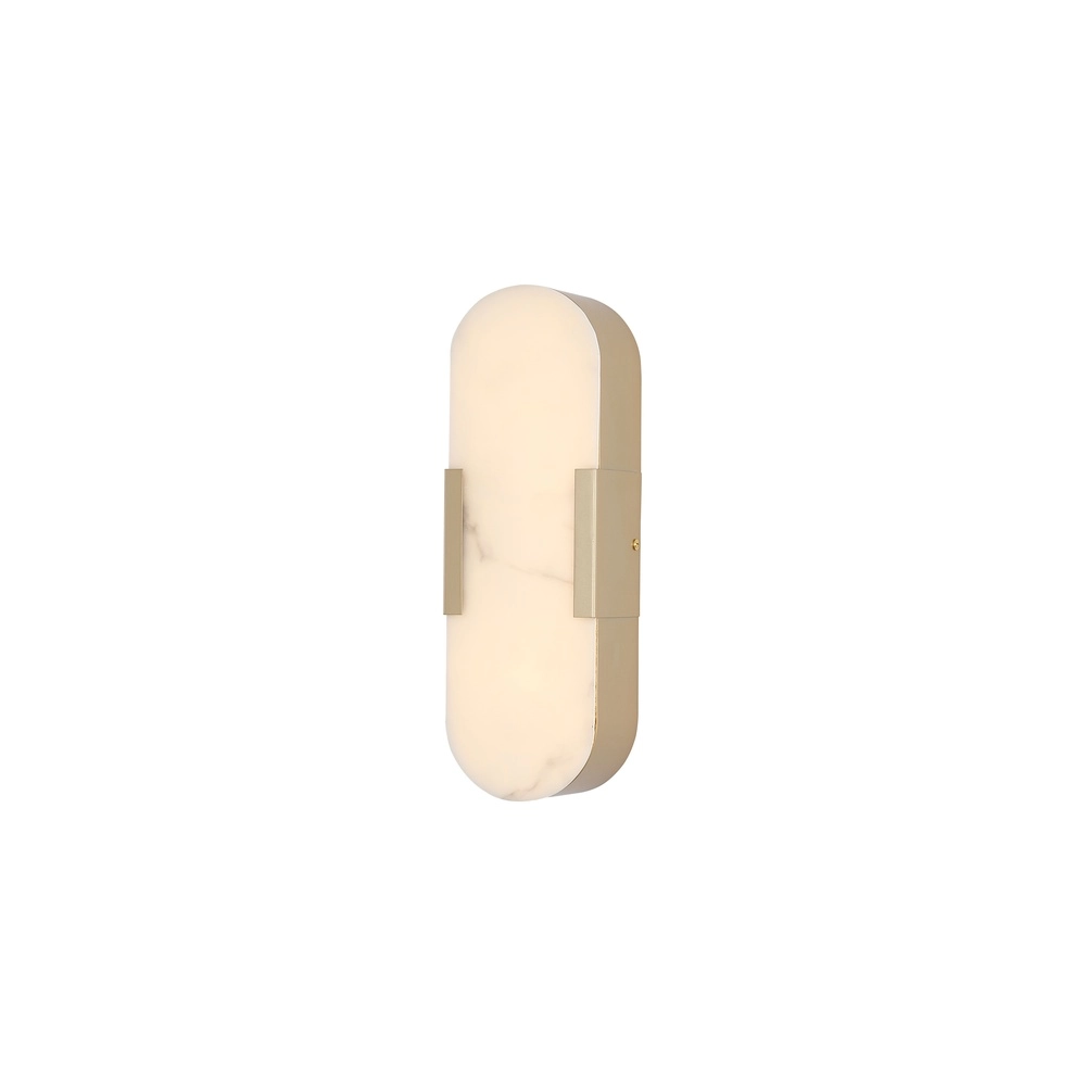 Wall lamp Opaline gold 35cm