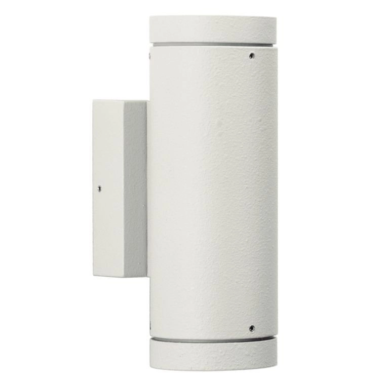 Up down outdoor lamp white Cylinder 20cm - white