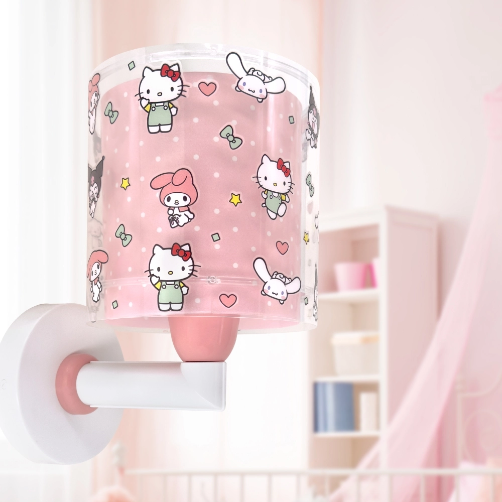 Wall lamp Hello Kitty & Friends pink Dalber 8420406412597