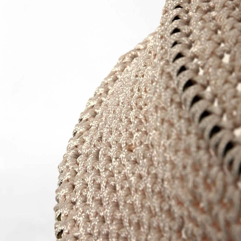 Ø 60cm pendant lamp Marrakesch of brown rope Steinhauer 8712746161496