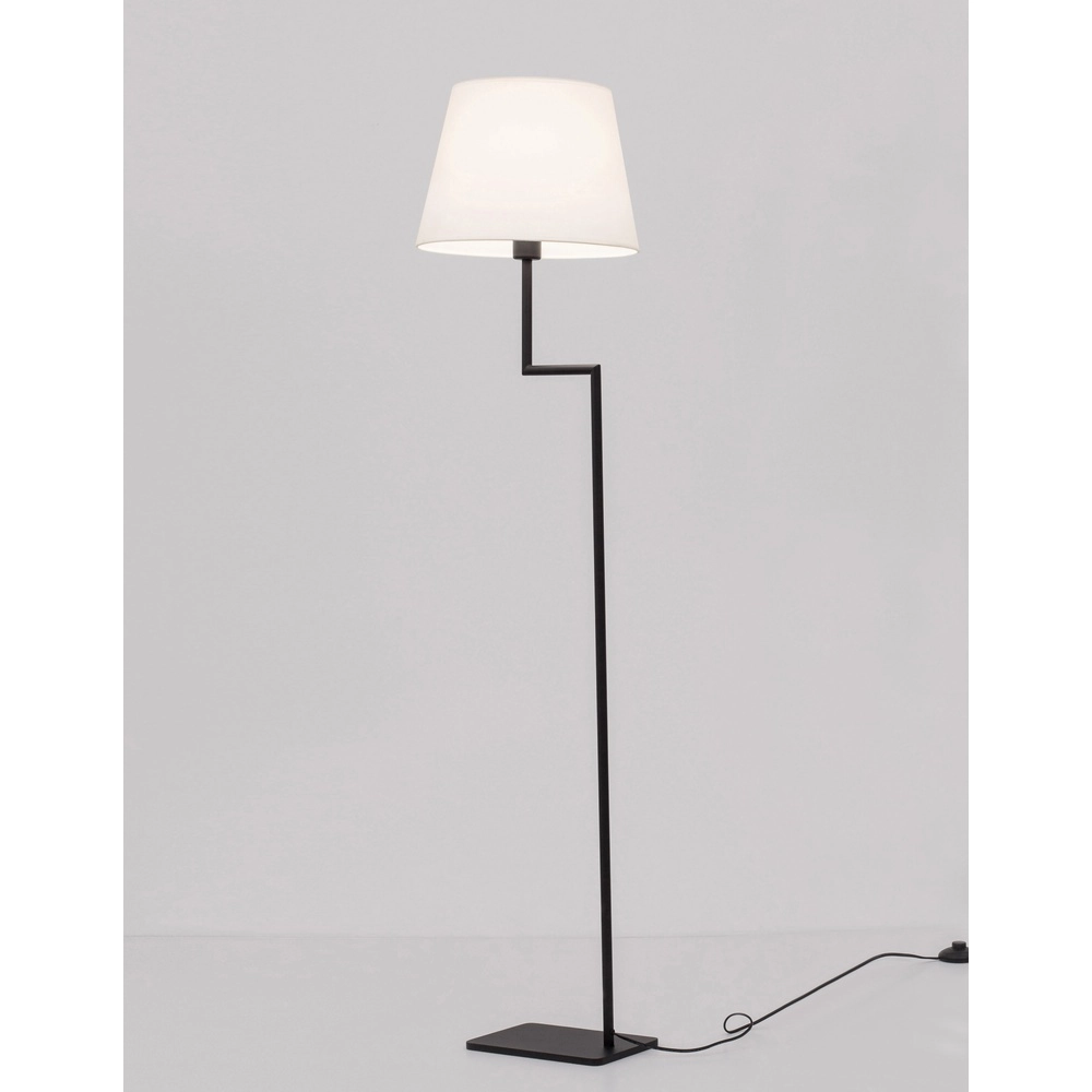 Floor lamp Savona black with white hood Lyora 5212017430199