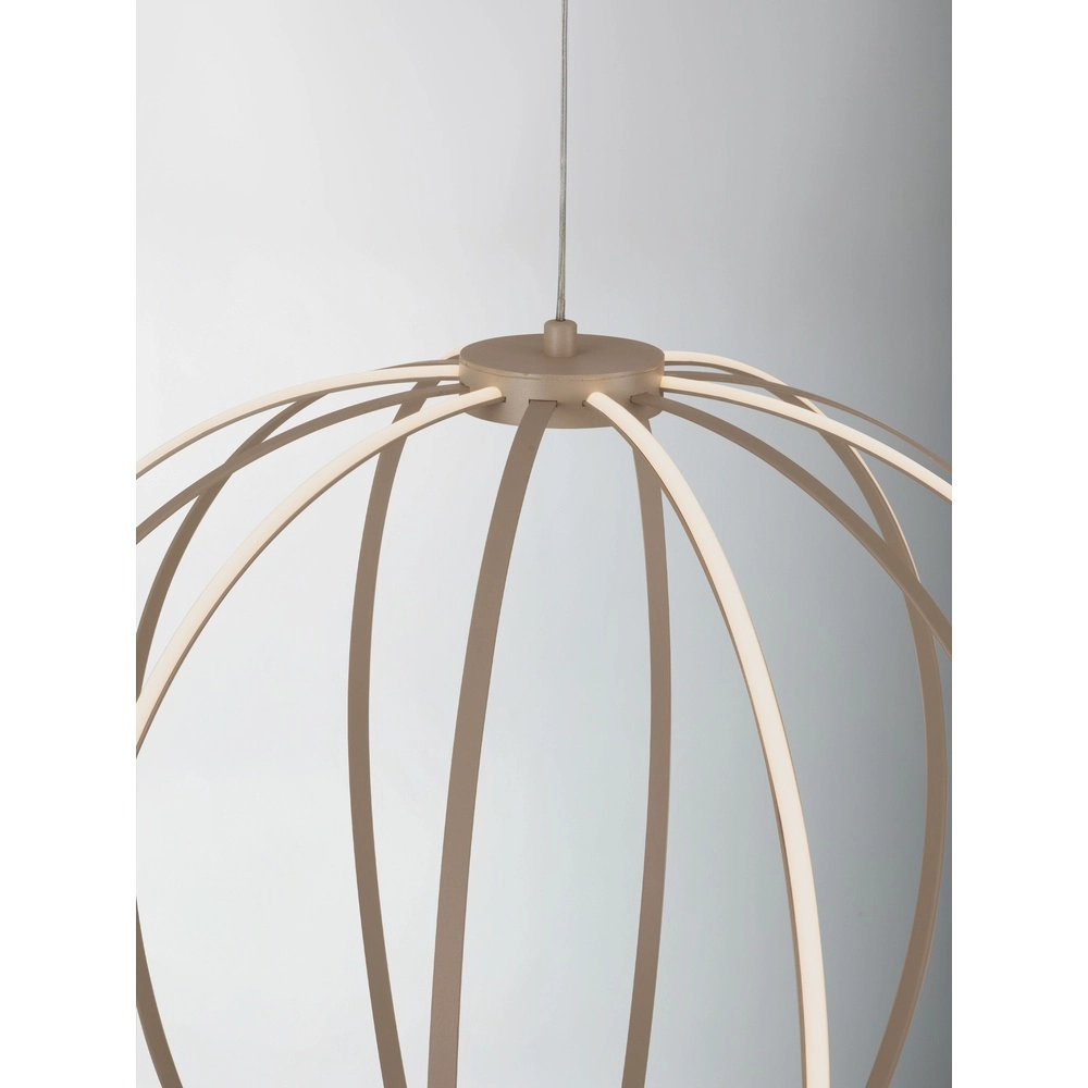 Pendant lamp Brea beige Ø 50cm Lyora 5212017494375