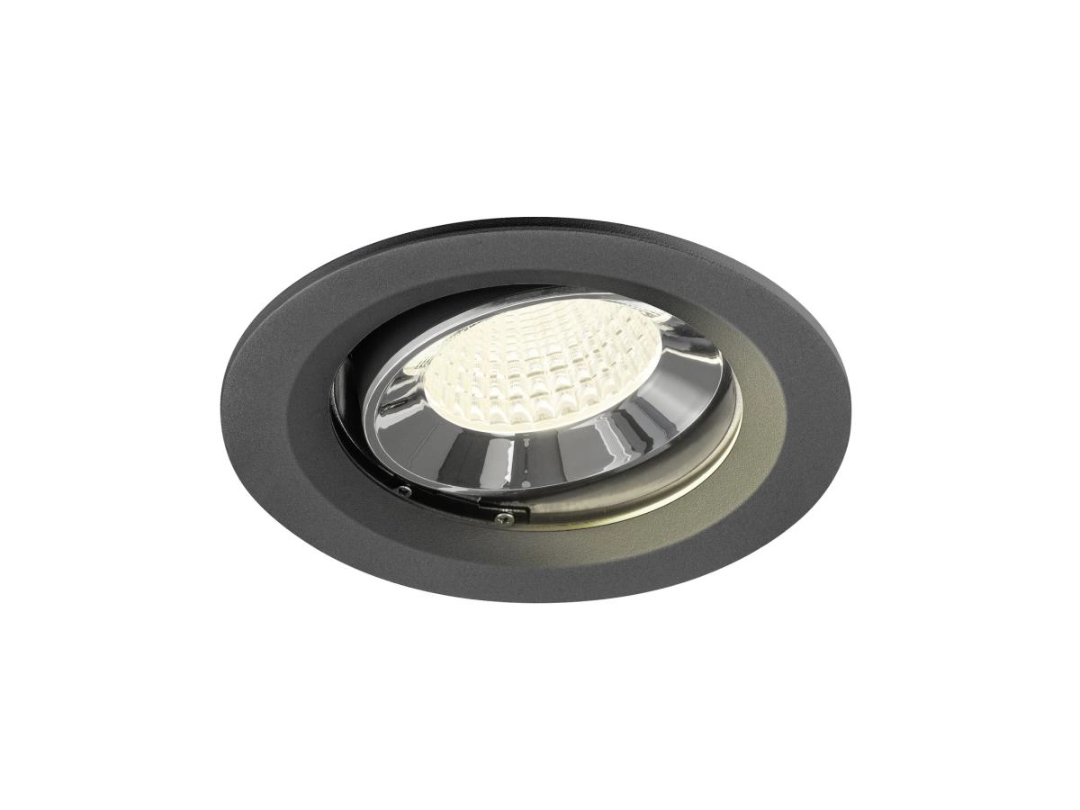 Recessed spotlight Numinos Move M black/chrome 4000K - 55deg