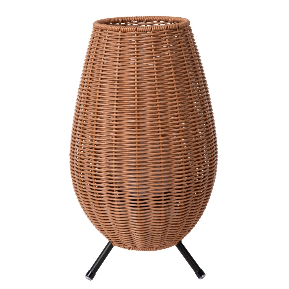 Rechargeable table lamp Colin Ip44 Rattan