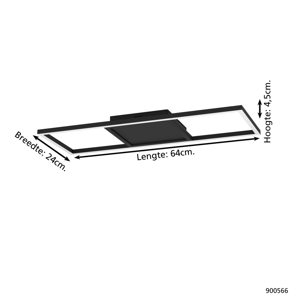 Led ceiling light Calagrano-Z Zigbee - 64cm Eglo 9008606244683