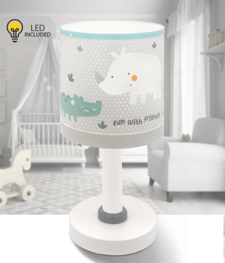Table lamp Rhino & Croco grey Dalber 8420406002279