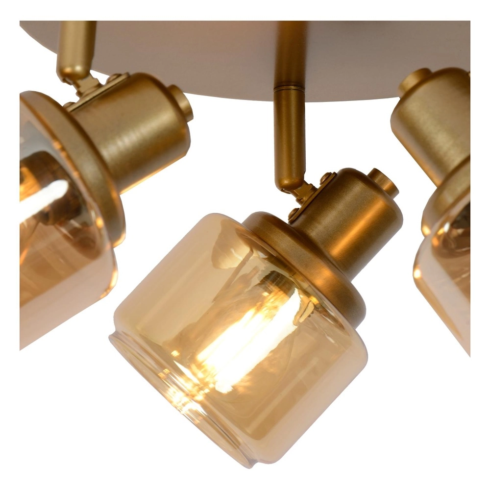 Ceiling lamp Bjorn 3-light gold Lucide 5411212771261