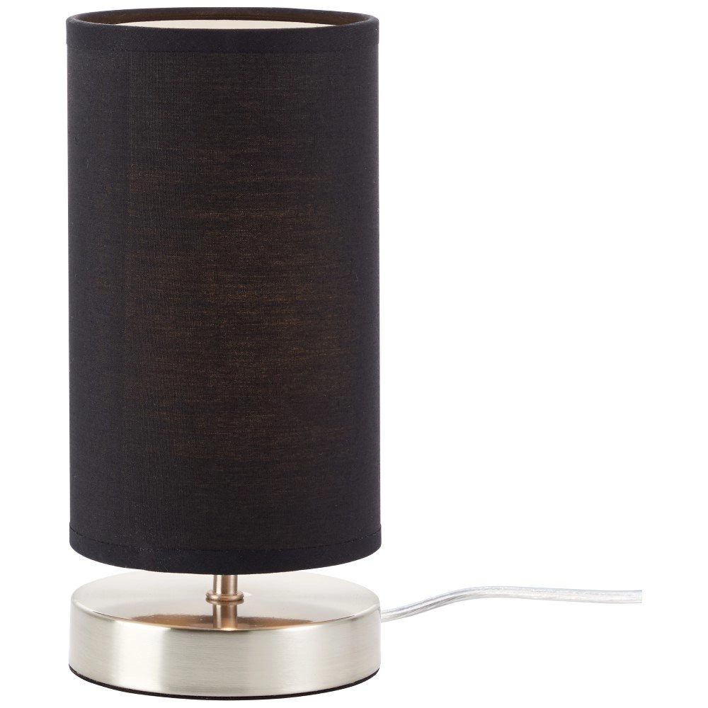 Black bedside table lamp Clarie Brilliant 4004353175206