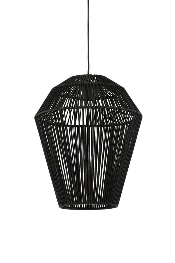 Bohemian pendant lamp Deya black Ø 30cm Light & Living 8717807681142