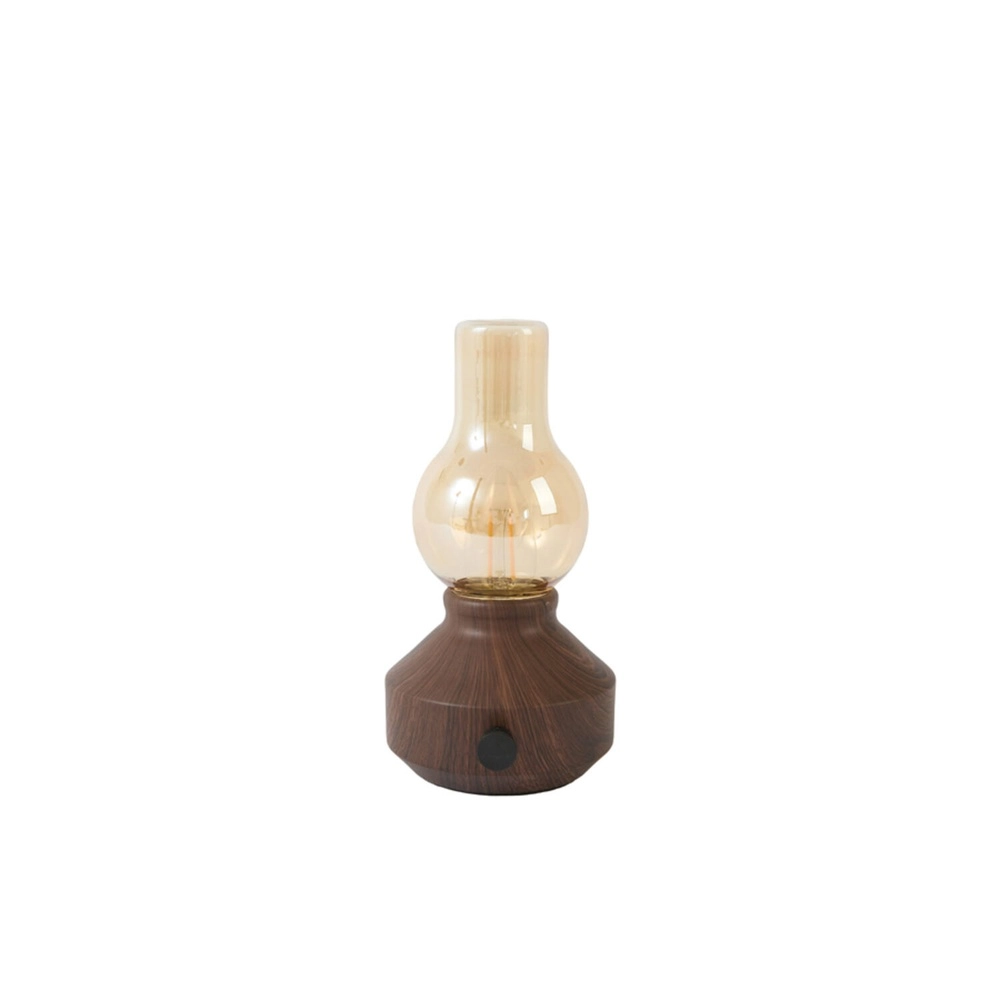 Table lamp Zeny wood on battery