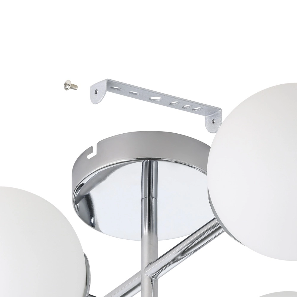 Ceiling lamp Castrovido 4-light chrome Eglo 9008606360758
