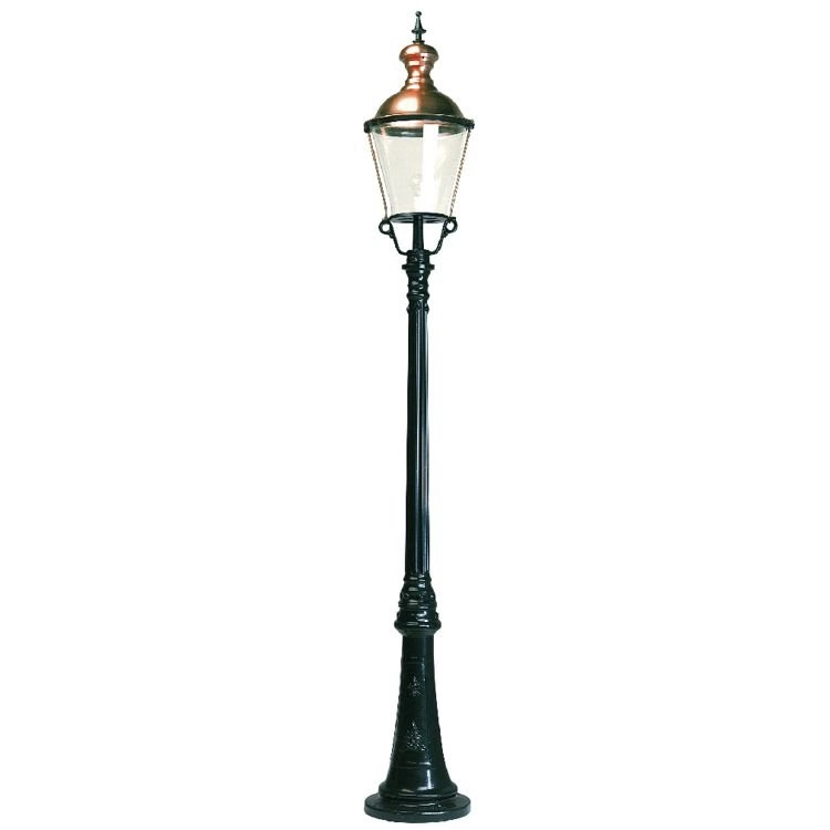 Nostalgic garden lamp Cleveland black