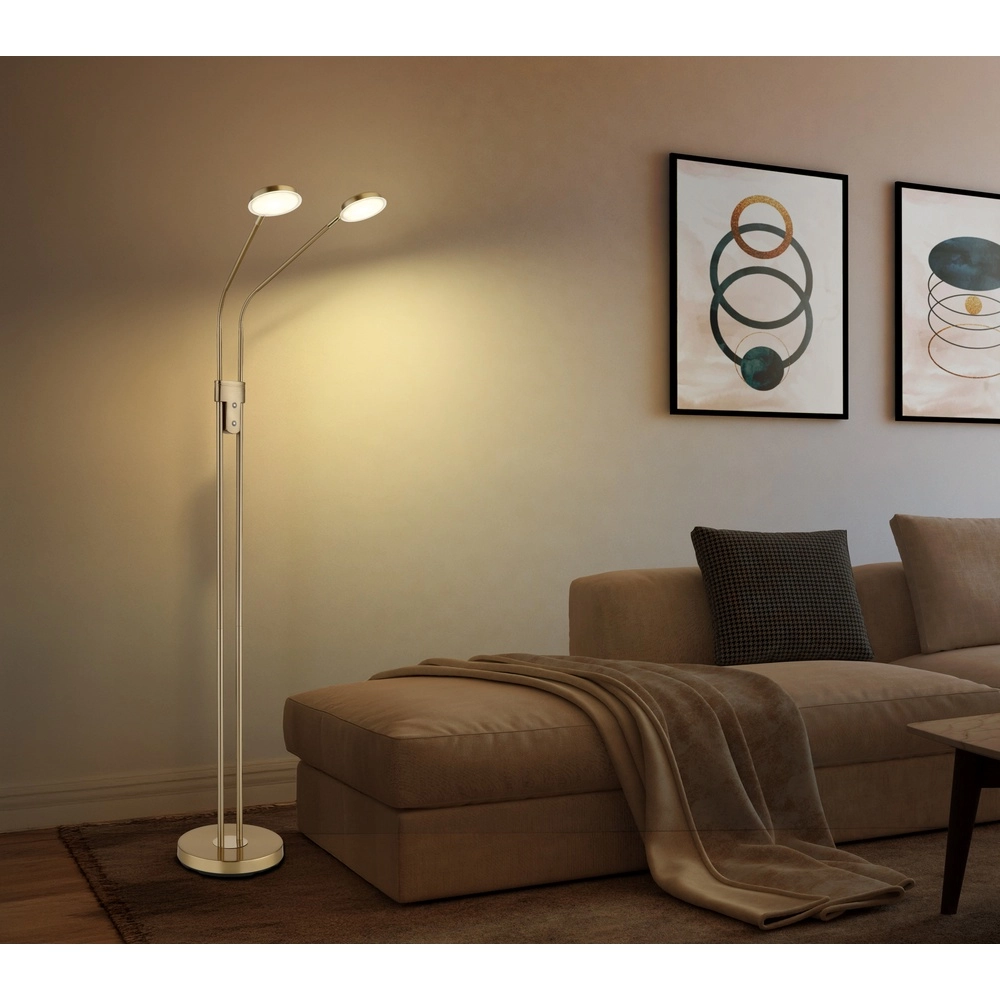 Double reading lamp Silvio Gold Globo 9007371589364