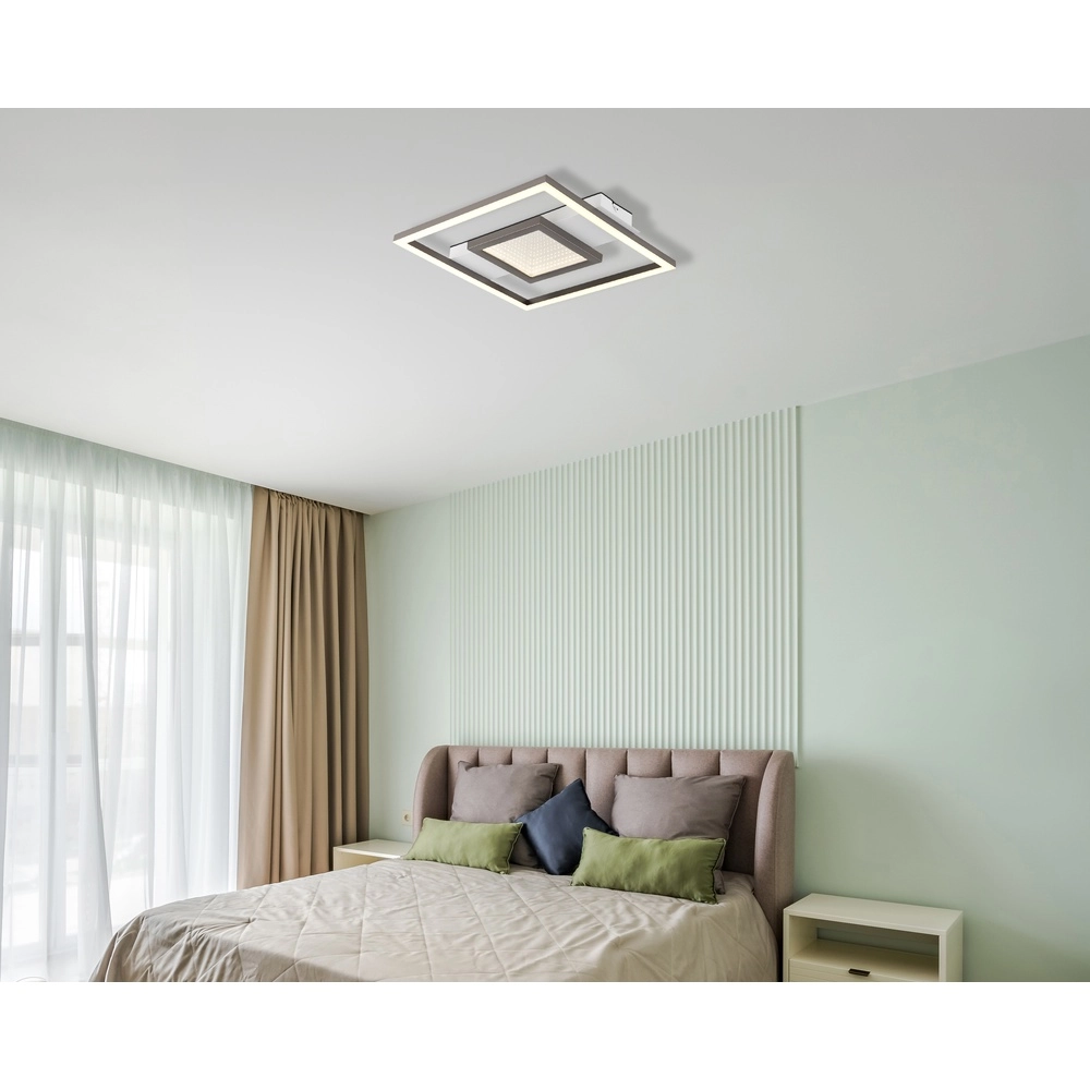Sleek ceiling lamp Pikara white Globo 9007371592005