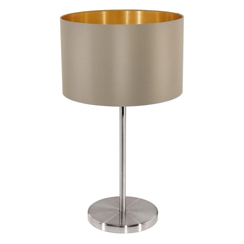 Table lamp Maserlo Beige/Gold