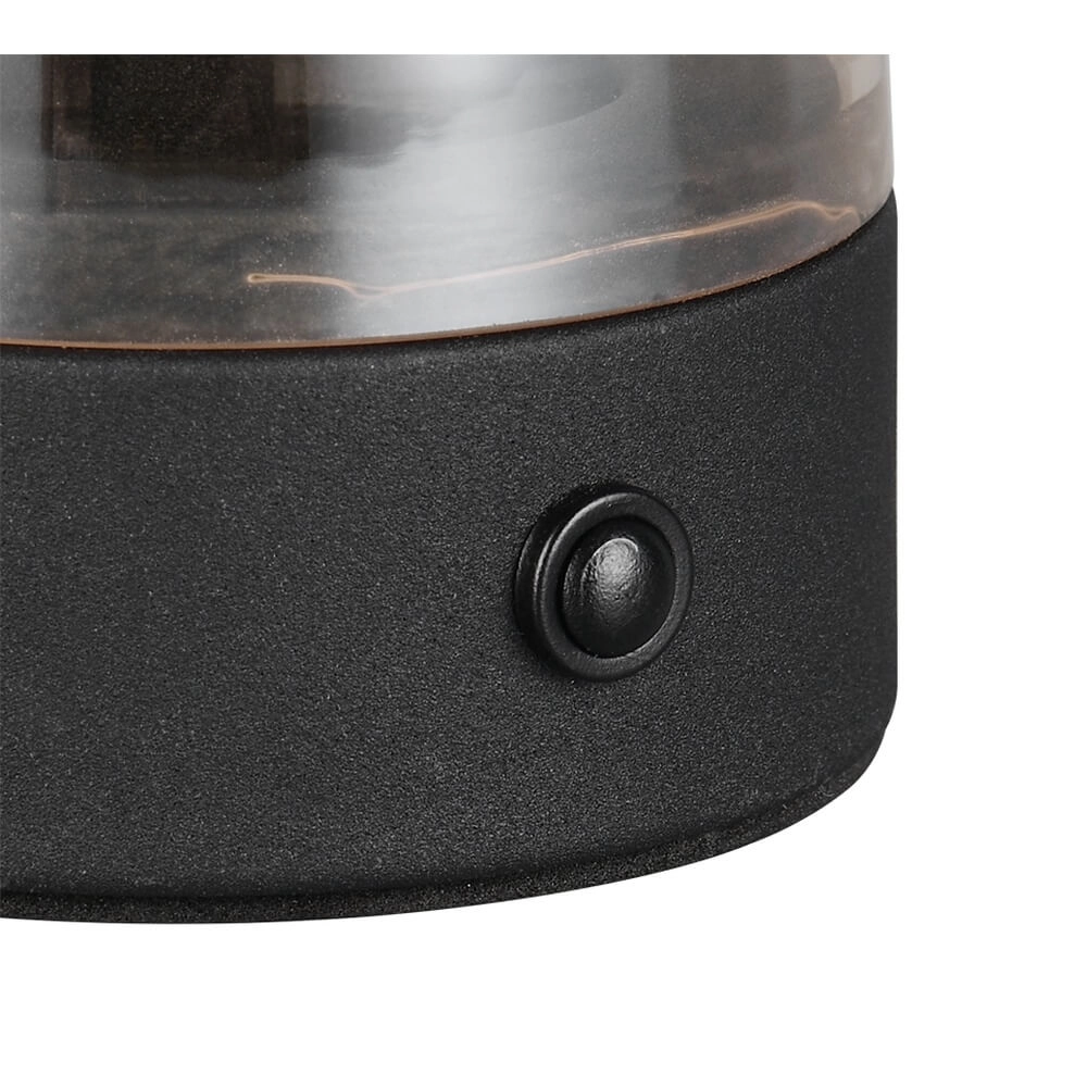 Table lamp Dooley rechargeable with amber glass Trio 4017807643213