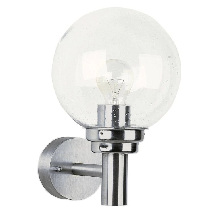 Wall lamp Globe Clear for outside