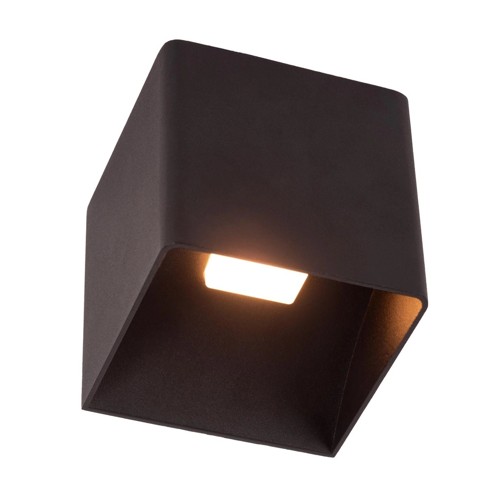 Rechargeable wall lamp Vertigo Magnetic Black Lucide 5411212272386