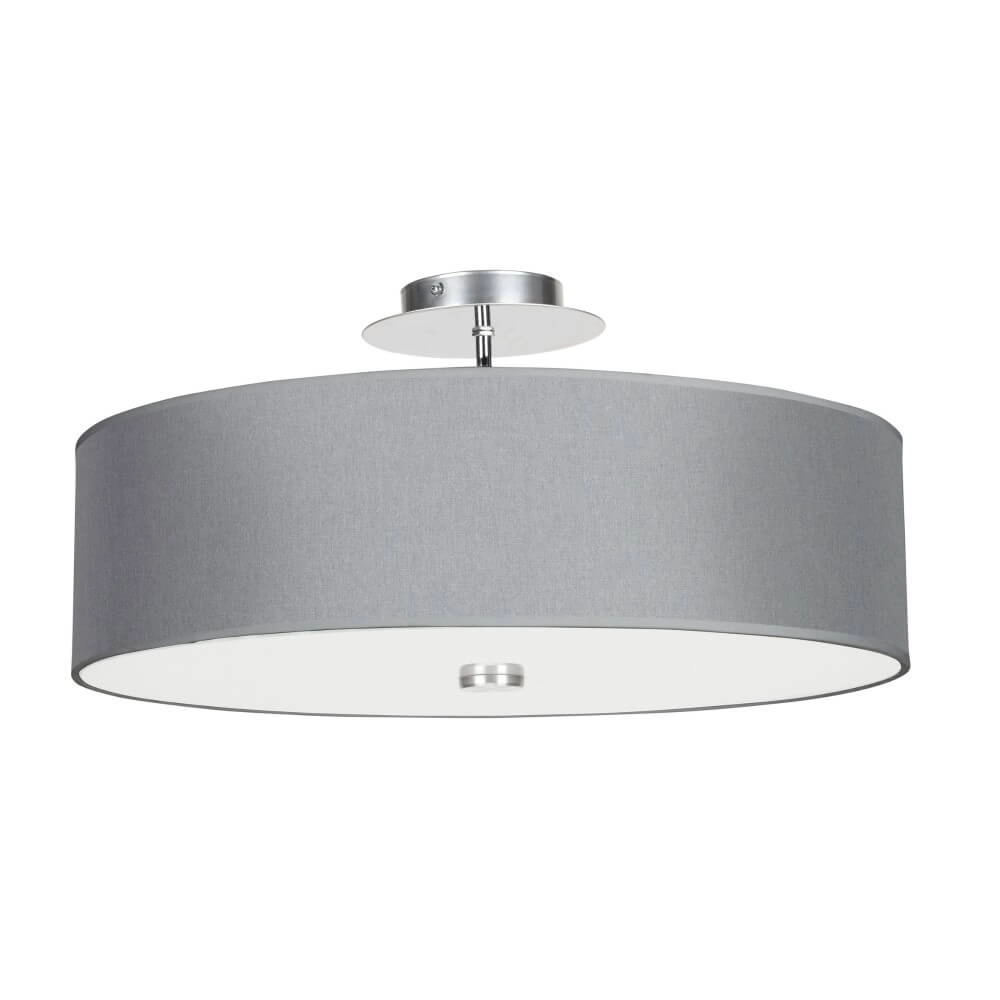 Gray ceiling lamp Viviane Ø 50cm