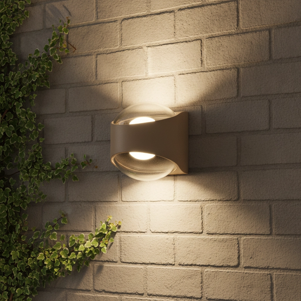 Modern wall spot London beige - 2x led