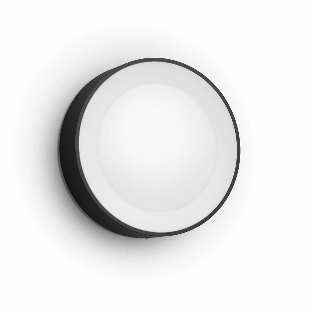 Round outdoor lamp Hue Daylo black Philips 8718696174401