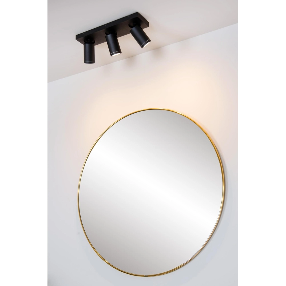 Ceiling spotlight Taylor IP44 3-light black Lucide 5411212092656