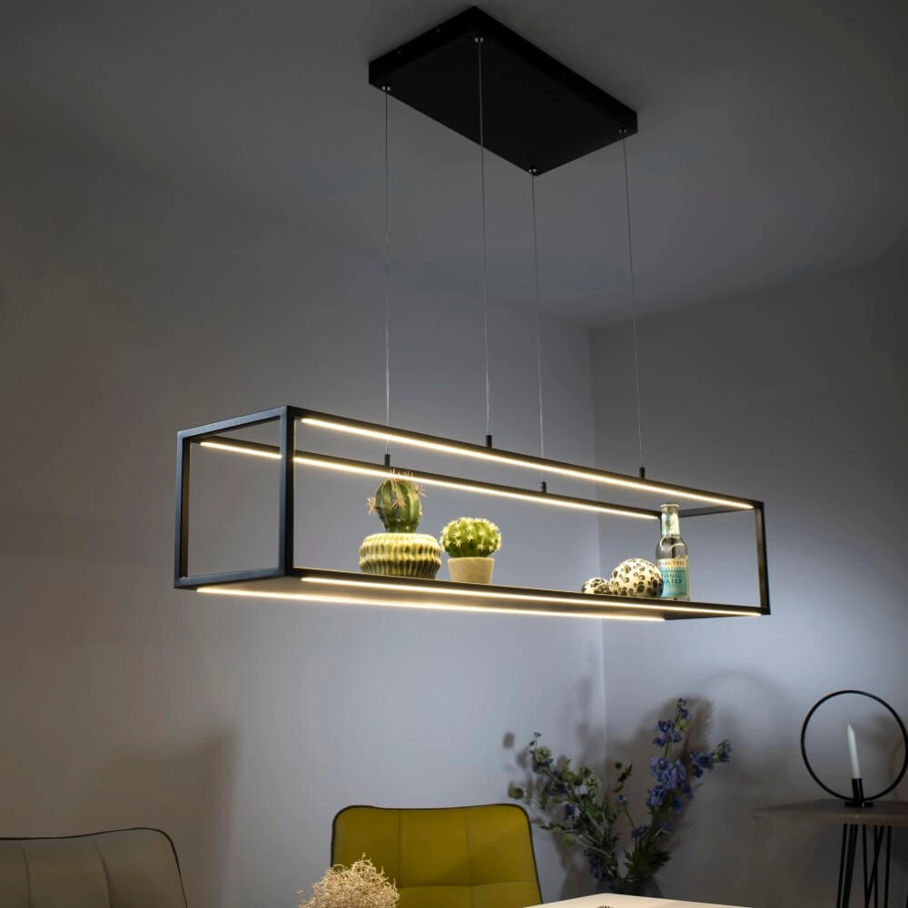 Design pendant lamp Conni rectangular Paul Neuhaus 4012248360996