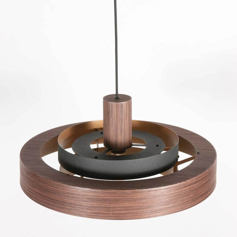 Pendant lamp Flinter Wood look Steinhauer 8712746177725