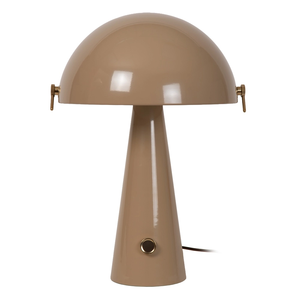 Table lamp Barone taupe Ø 38cm Lucide Vibes 5411212650115