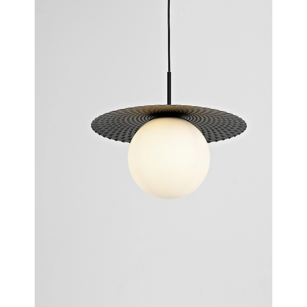 Pendant lamp Obbit black Ø 38cm