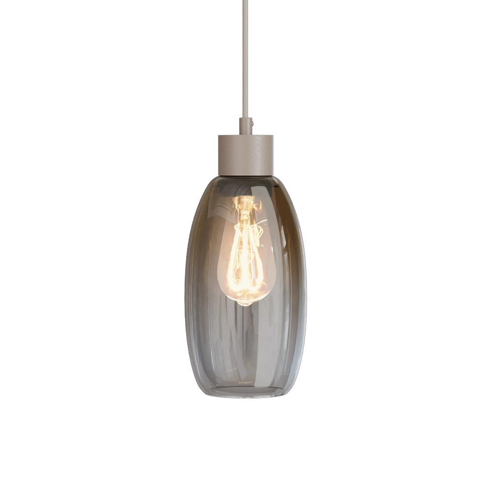 Glass pendant lamp Olive Ø 12.5cm - sand Masterlight 8718121393742