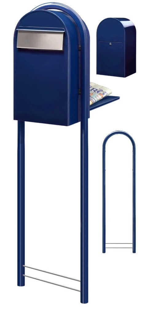 Mailbox Grande B 5003 i Dark blue Bobi 6417237034243