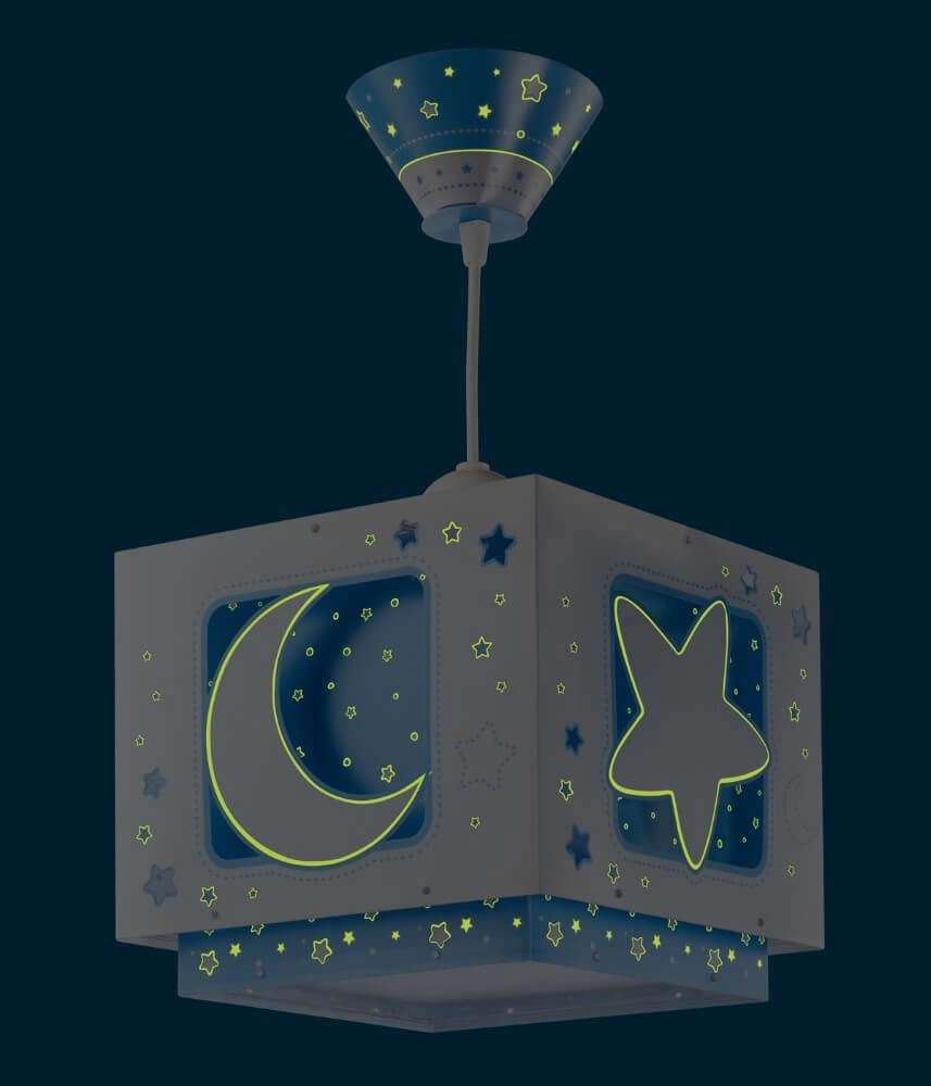 Children's room pendant lamp Moonlight blue Dalber 8420406632322