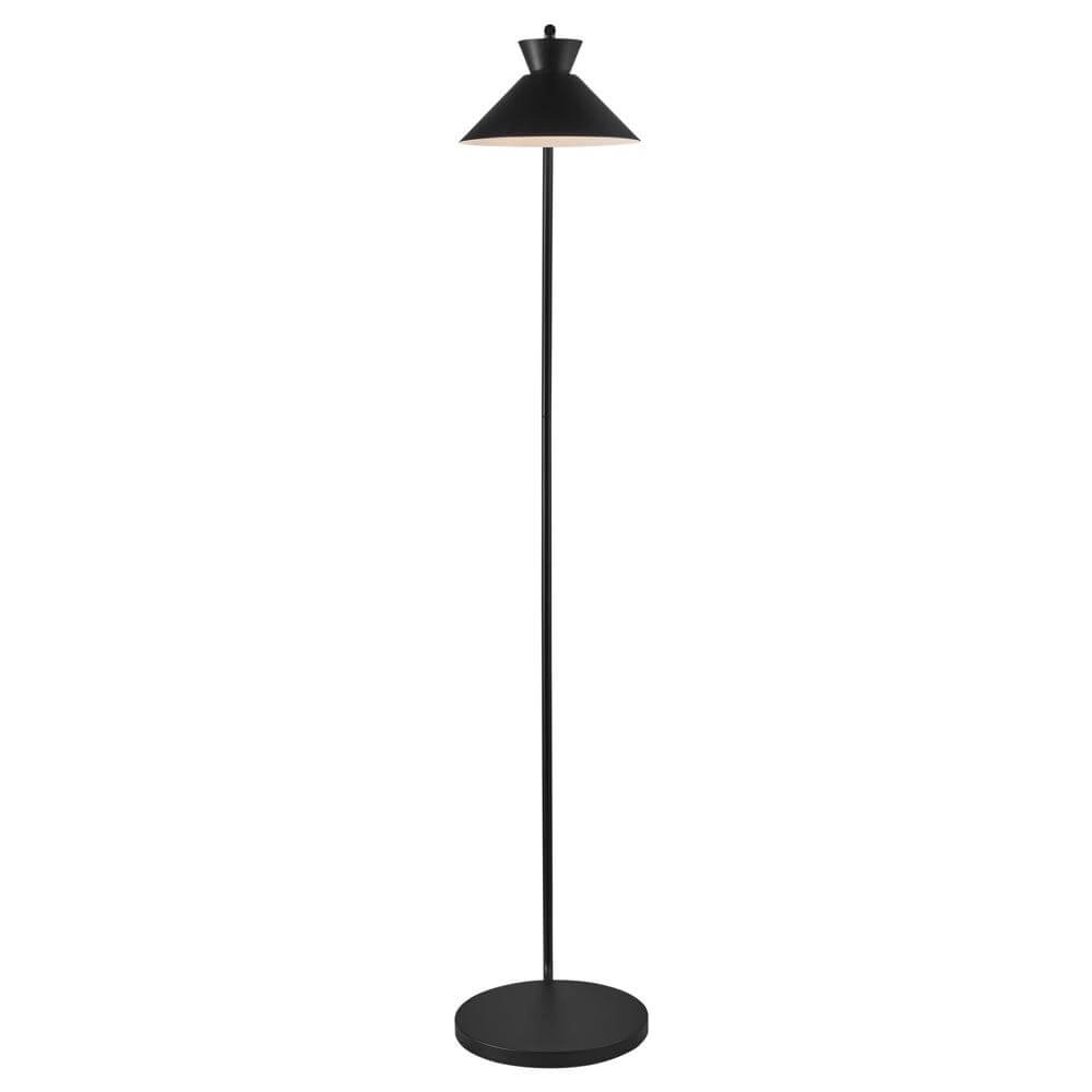 Sleek floor lamp Dial black Nordlux 5704924013768