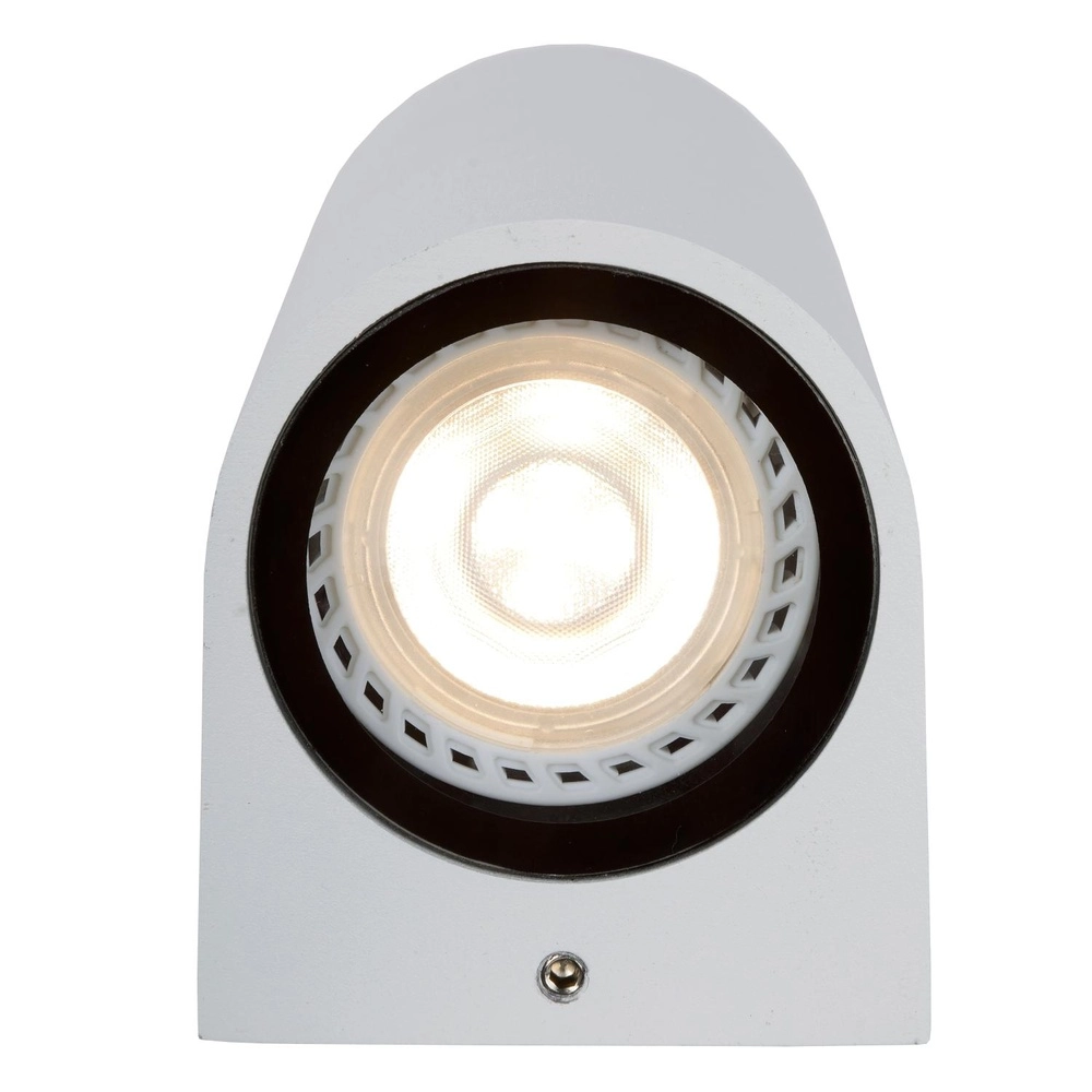 Wall spotlight Zaro IP44 up & down white Lucide 5411212690111