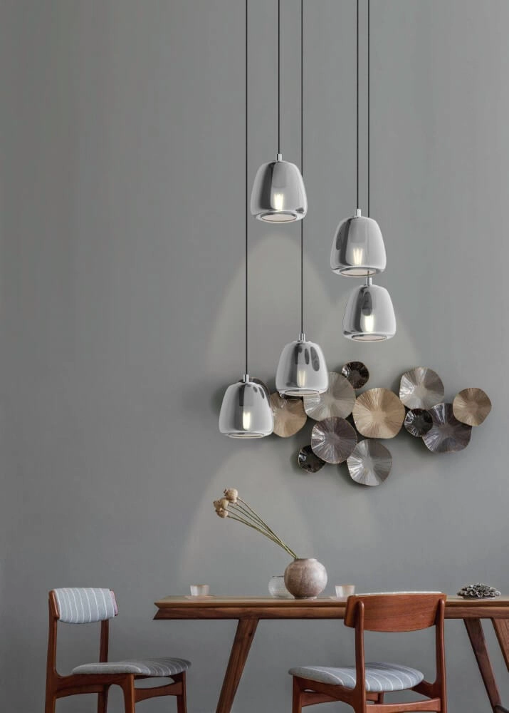 Vide hanging lamp Albarino 5 lights Stars of Light 9002759396688