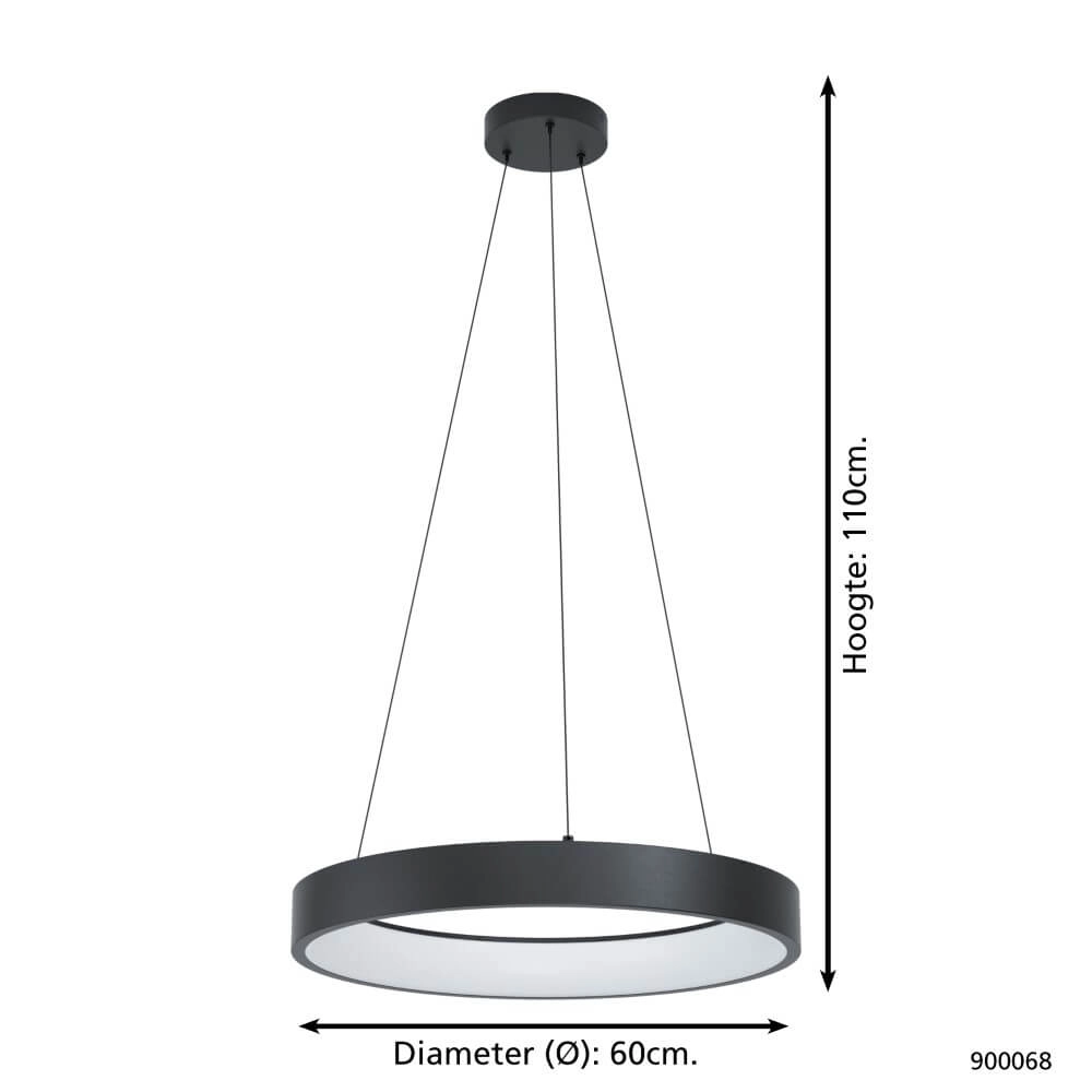 Pendant lamp Zigbee Marghera-Z Eglo 9008606222032